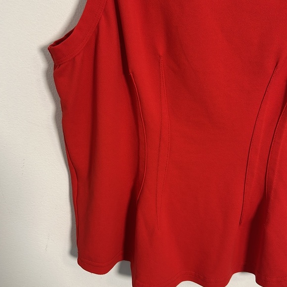 NWT Tail Tech Meryl Performance Golf/Tennis Workout Red Tank Top Size Large - Picture 8 of 9